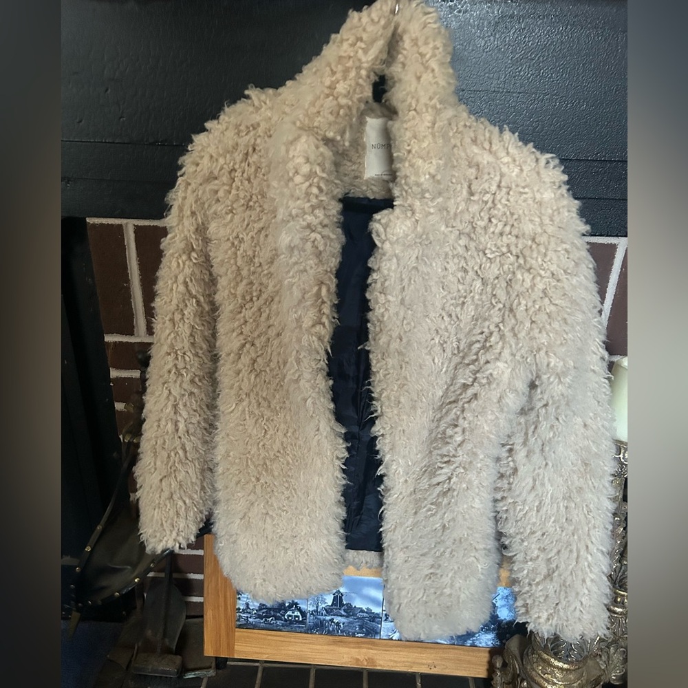 Nümph bouclé coat